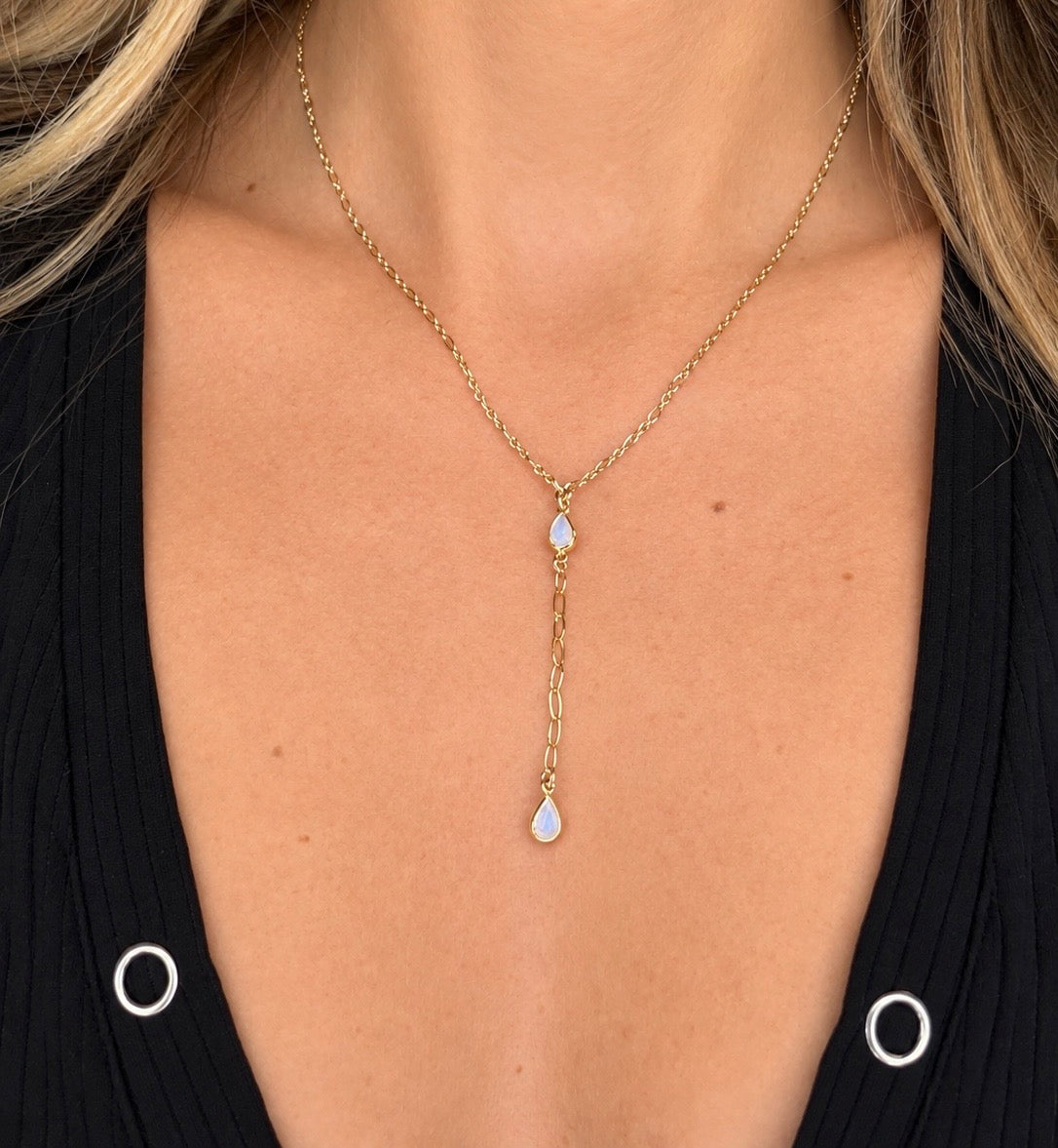 Teardrop Opal Necklace