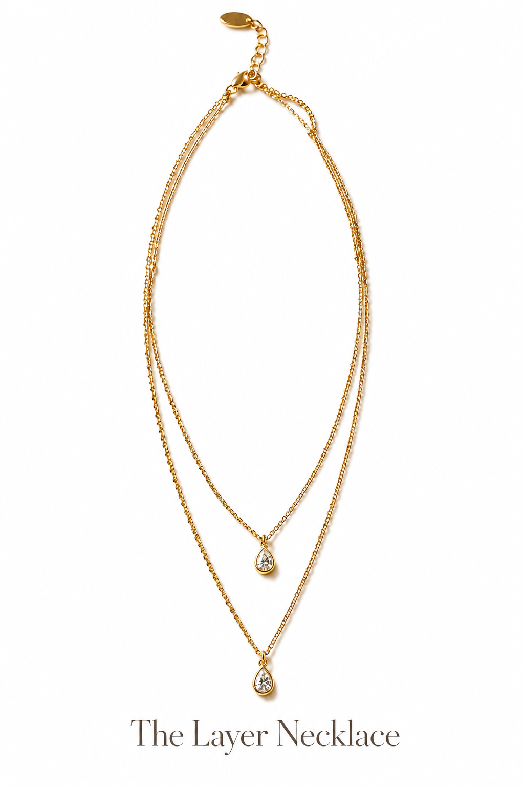 The Layer Necklace on a clean white background